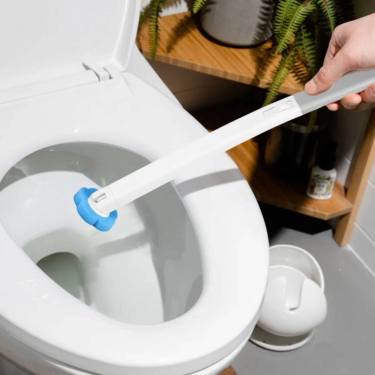 WC-Reinigungsset mit Einweg-Reinigungsköpfen